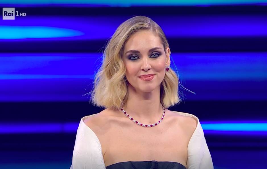 Chiara Ferragni a sanremo 2023
